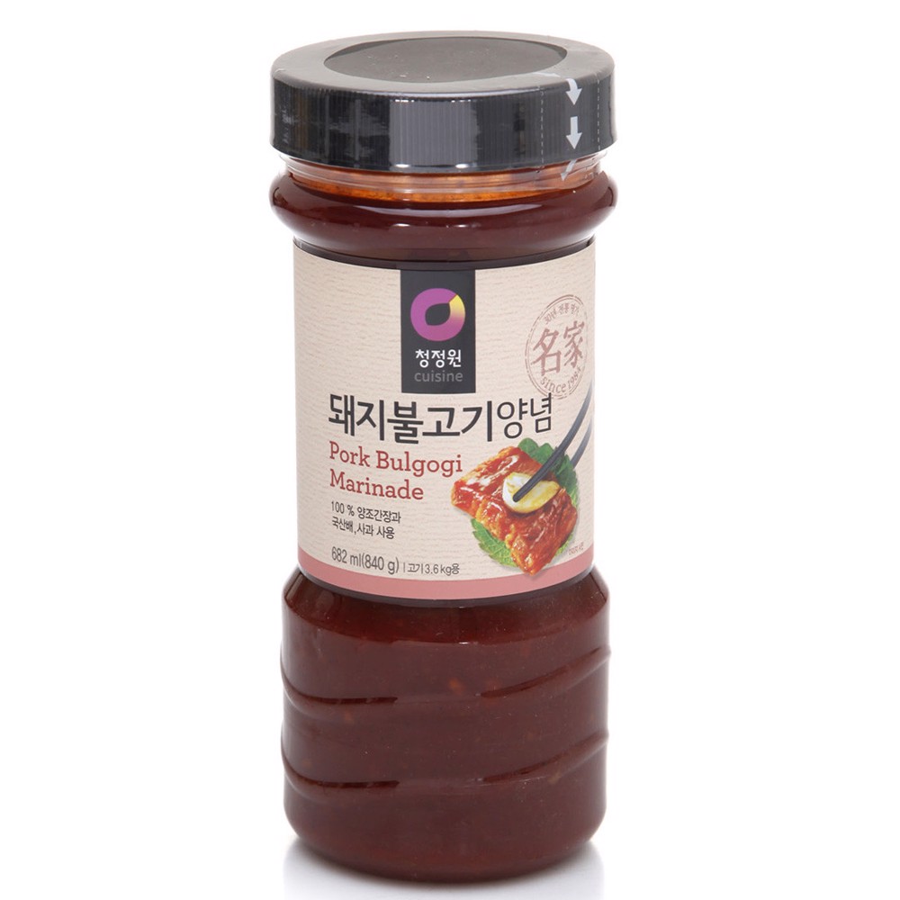 Sốt Tẩm Ướp Thịt Lợn Xào Daesang Lọ 500g 청정원 돼지불고기양념