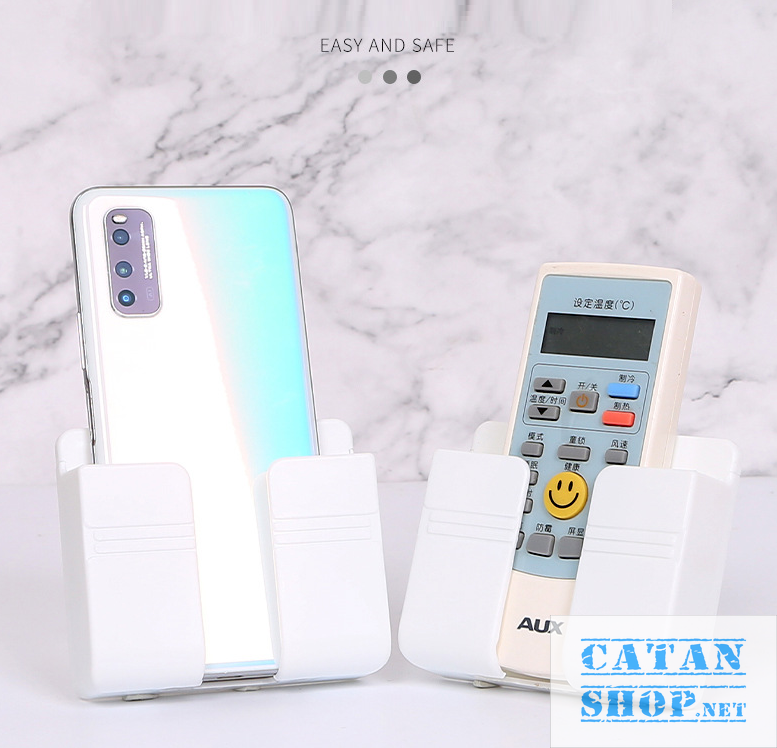 Wall shelf bed mobile phone charging stand wall-mounted multi-function punch-free toilet bedside creative placemen