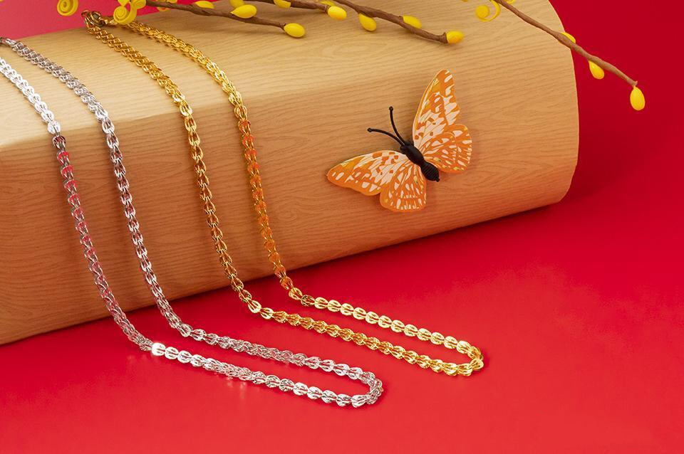 Dây chuyền nữ dây đuôi phụng cao cấp mạ 18k