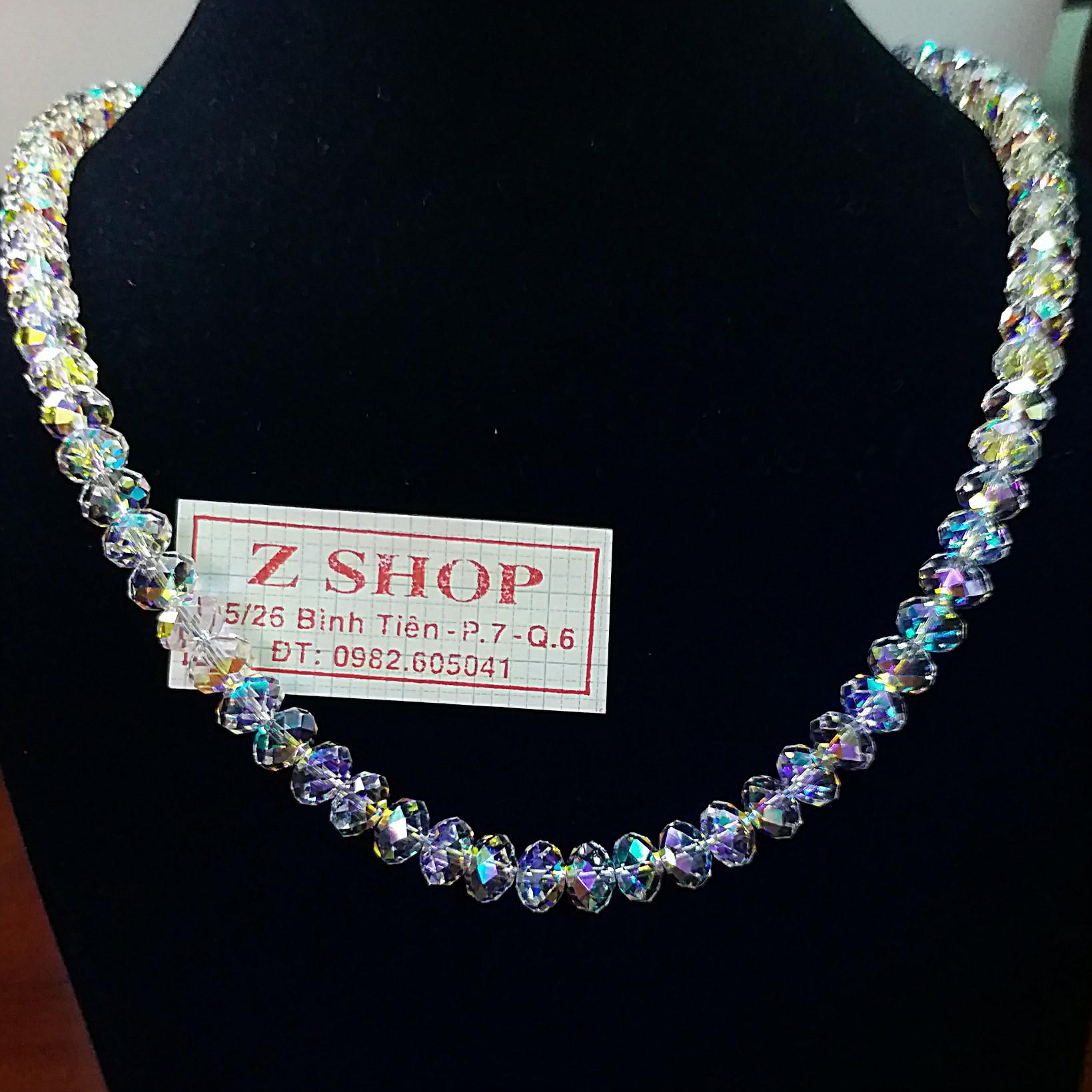 Dây Chuyền Nữ Pha Lê Cao Cấp Swarovski Lấp Lánh Sang Trọng DC081