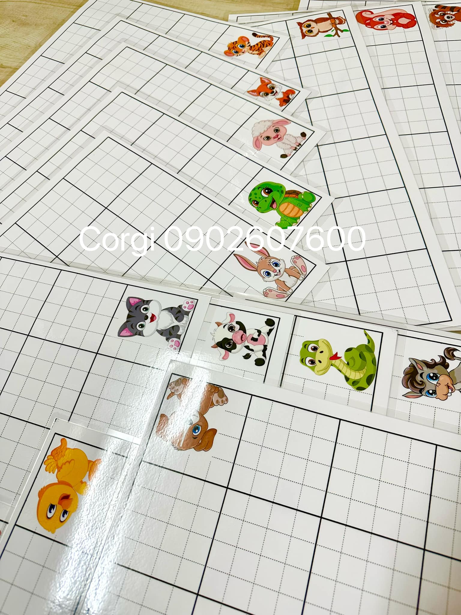 Bảng Nhóm A3 plastic - Đồ dùng dạy học Corgi