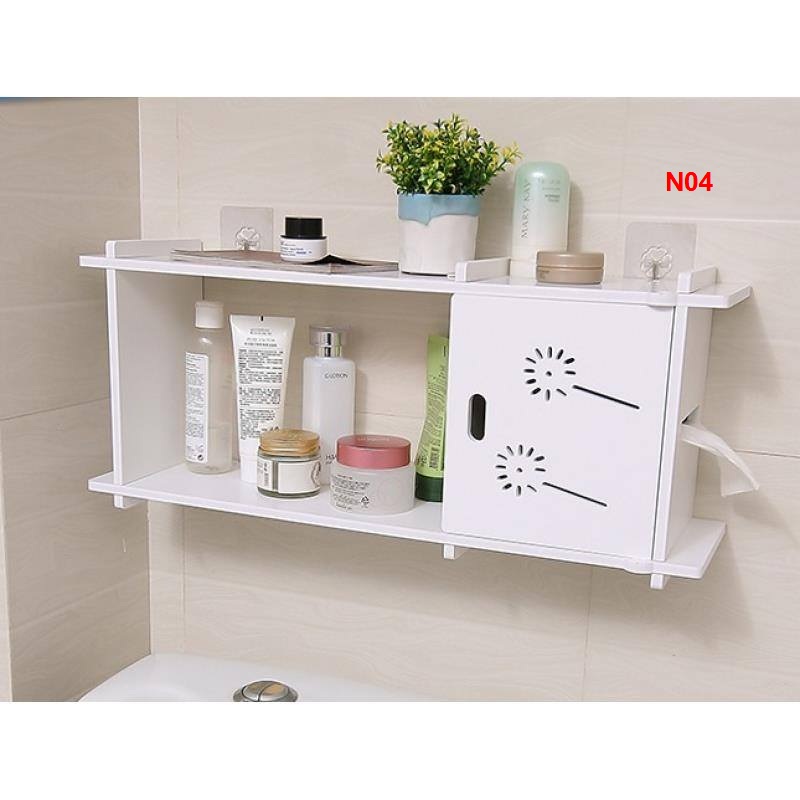Tủ kệ nhà tắm tkn04 -kệ treo nhà tắm - viendong adv