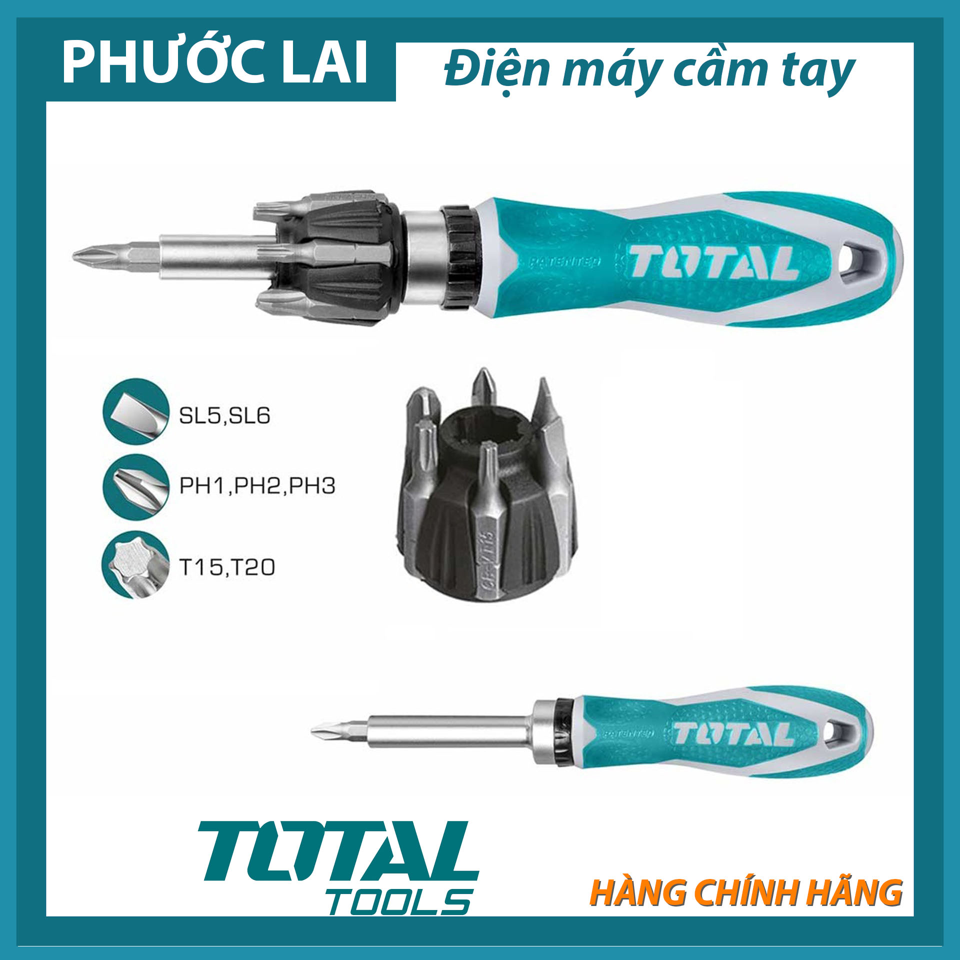 Set of 8 Screwdrivers Total Tacsd30086