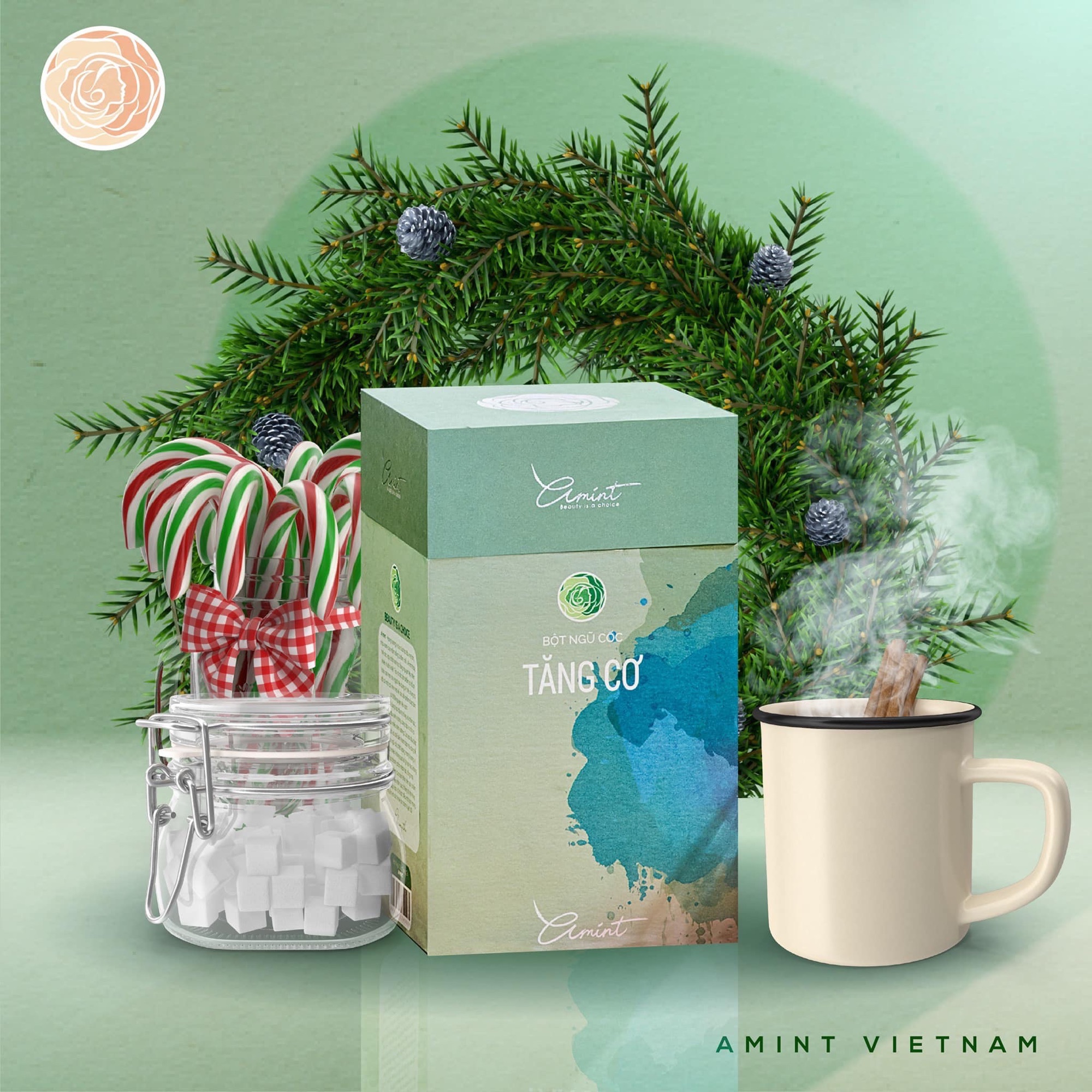 [HCM]Bột ngũ cốc tăng cơ Amint - Tăng Vòng 3 [Hàng Chuẩn]