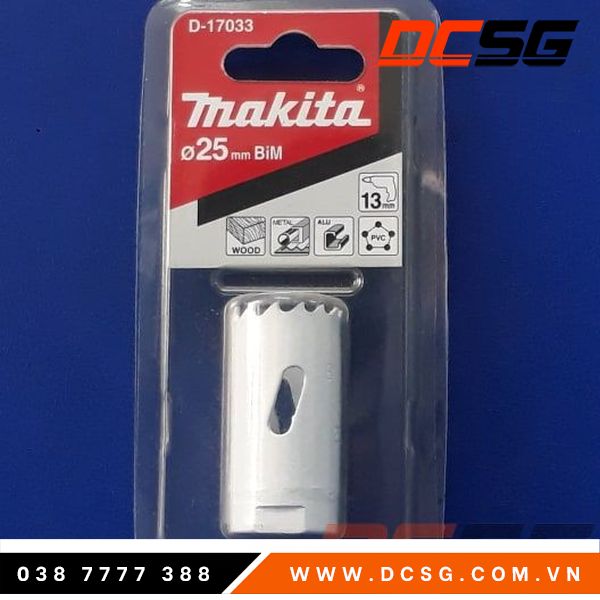 Mũi khoét lỗ đa năng bi-metal makita d-17033 | dcsg