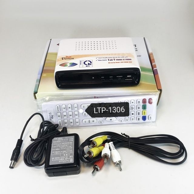 Đầu Thu Kĩ Thuật Số DVB T2 LTP Tặng Anten 15m
