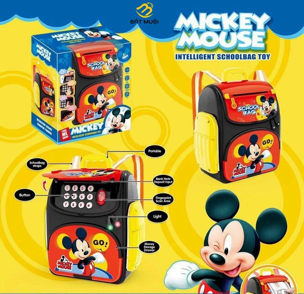 Đồ chơi Két Sắt Mini Mở Bằng Mật Mã Thông Minh - BAT MUOI