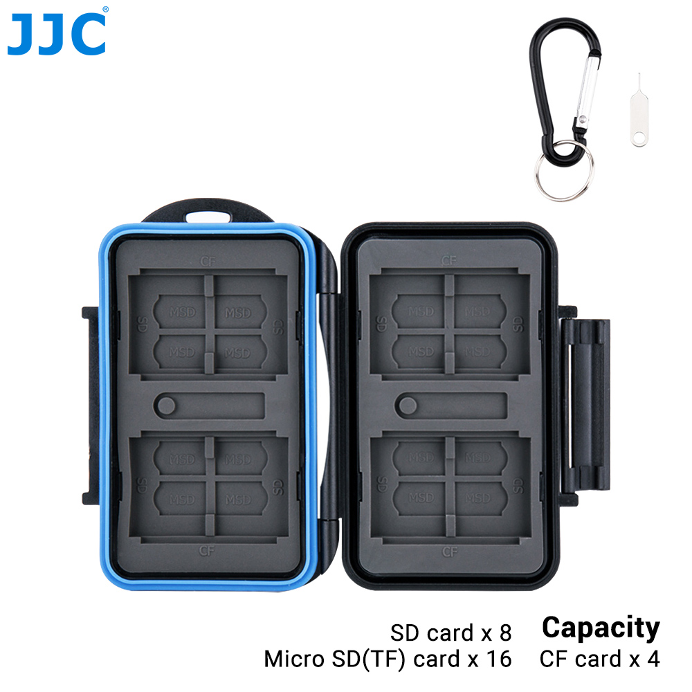 Trong kho JJC Deluxe thẻ nhớ trường hợp nhỏ gọn SD Micro SD CF cfexpress
