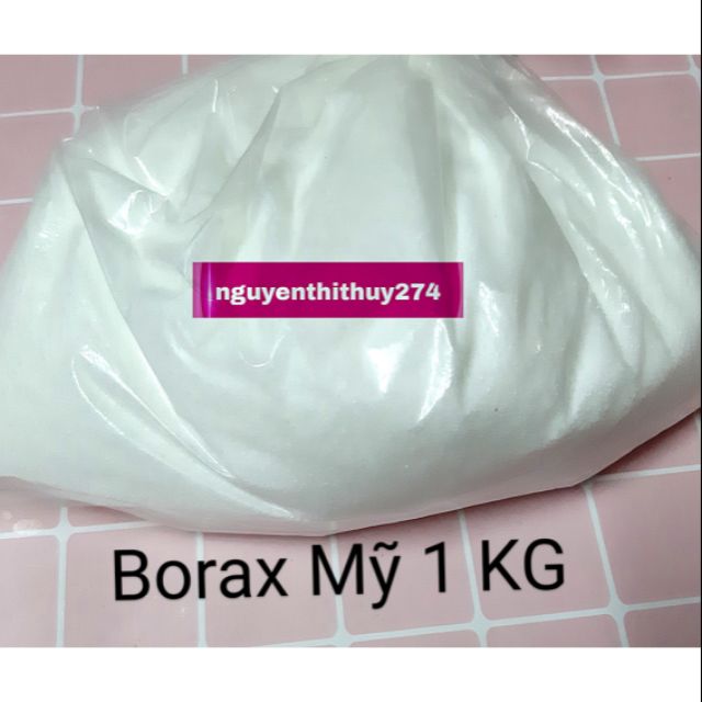 Sỉ 1kg borax mỹ/usd nguyên liệu làm slime
