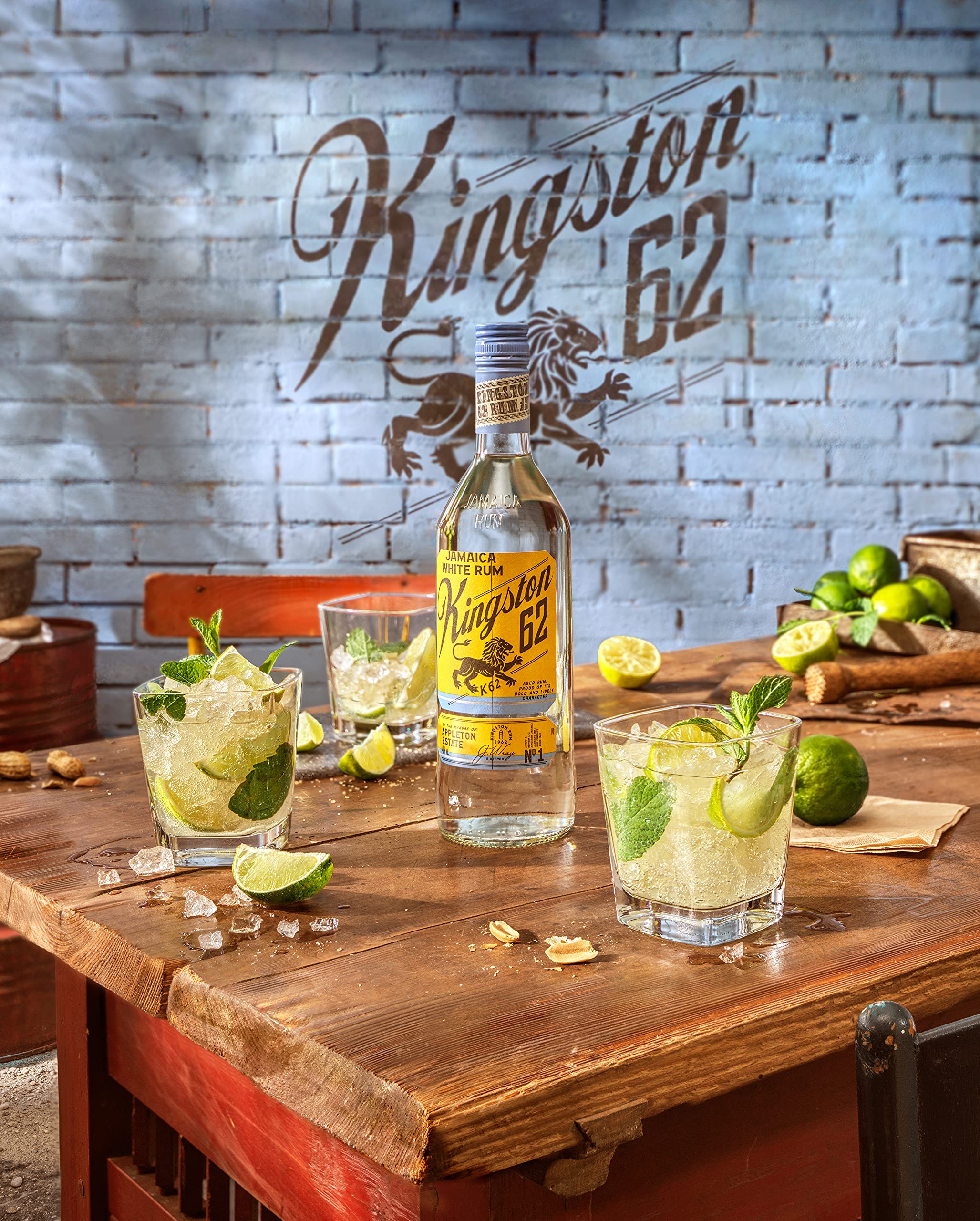 [Trên 18 tuổi] [Chính hãng] Rượu Rum Kingston 62 White Jamaica 750ml 40%