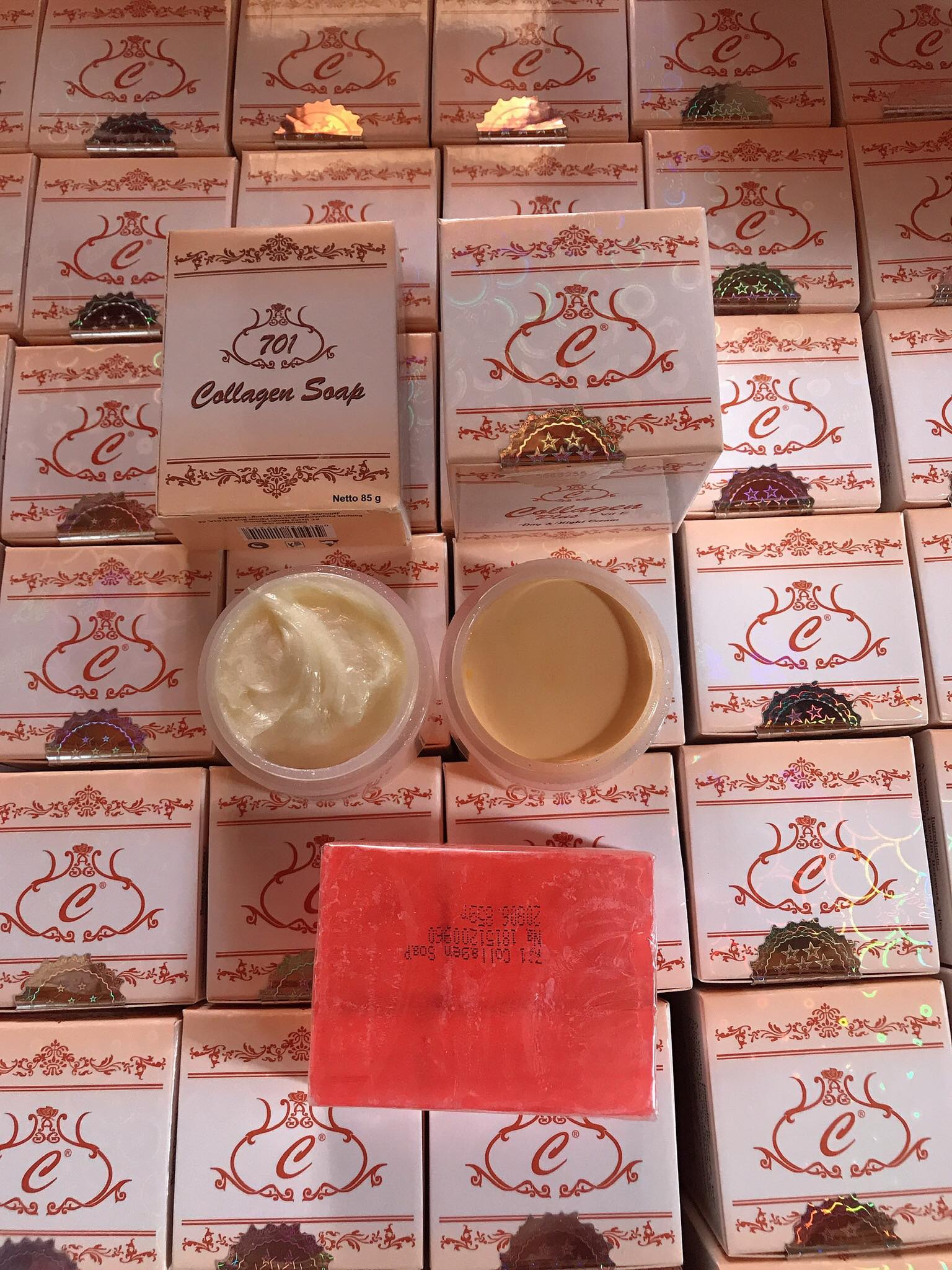 Set Kem Collagen Plus Vit E Cao Cấp