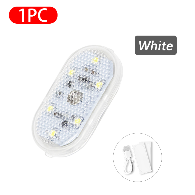 1 Cái Đèn Led Cảm Ứng Mini Cho Xe Hơi Đèn Đọc Sách Gắn Trần Nội Thất Ô Tô Không Dây