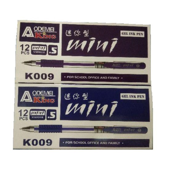 Hộp Bút Gel Mini K009 Aodemei (12Cây)