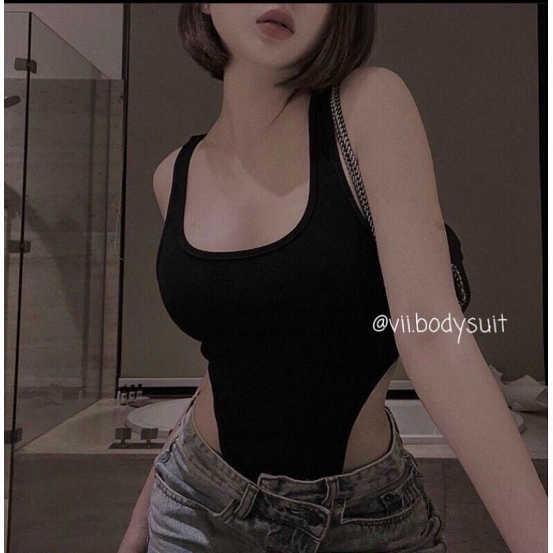 Áo thun ôm body suit nữ trơn cá tính basic - BD03