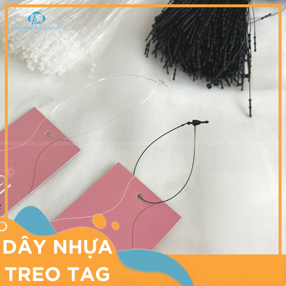 Dây nhựa xỏ tag quần áo