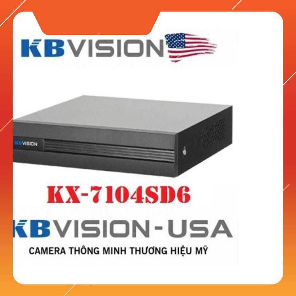 Camera Giá sốc Đầu ghi hình 4 kênh 5 in 1 KBVISION KX-7104SD6 ... . .