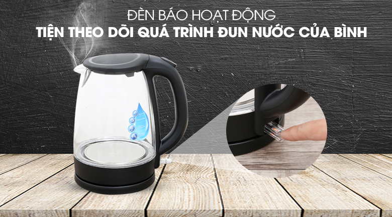 Bình đun siêu tốc Midea 1.8 lít MK-18GC