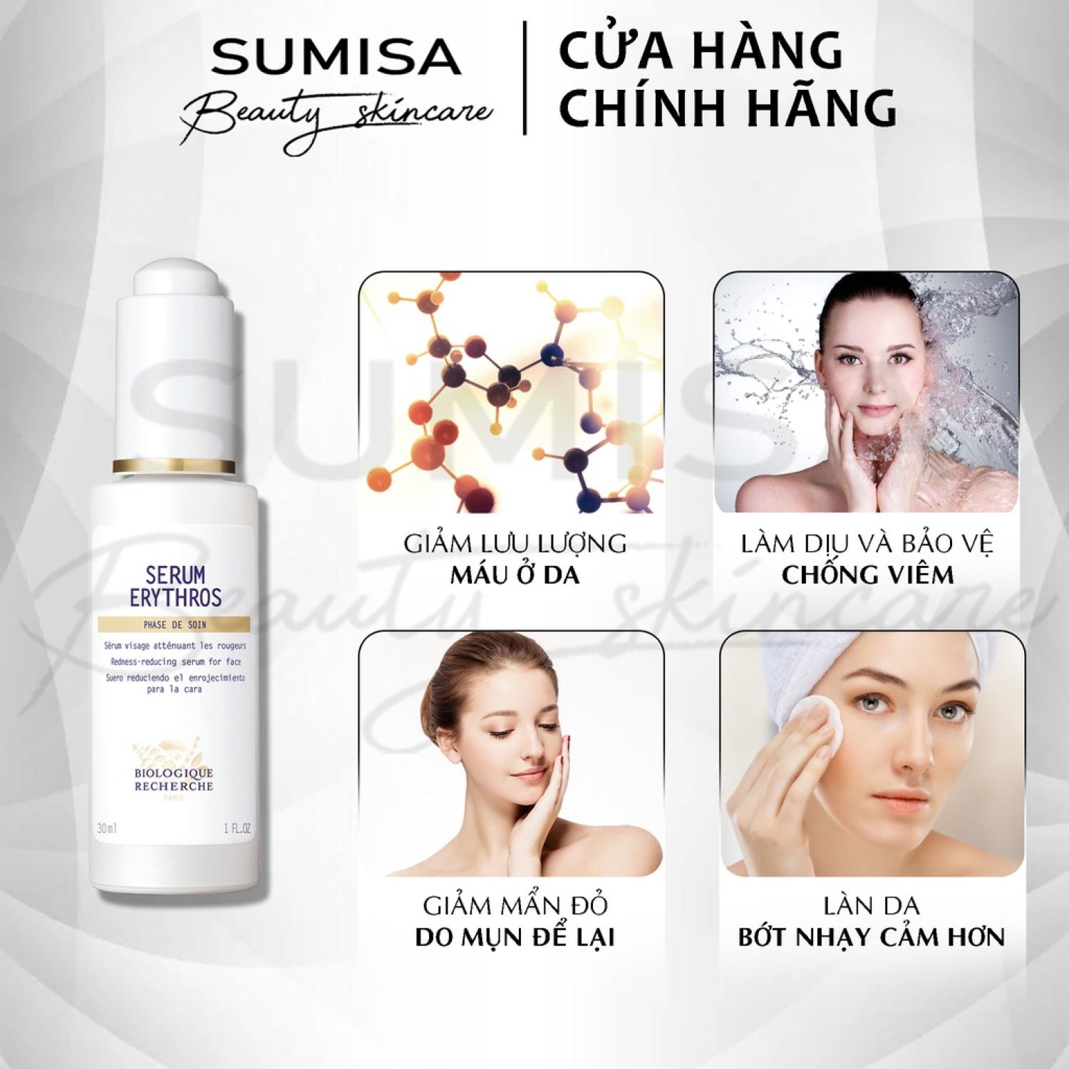 BR Erythros Serum cải thiện da giãn mao mạch