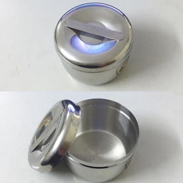 Hộp tròn đựng bông cồn y tế