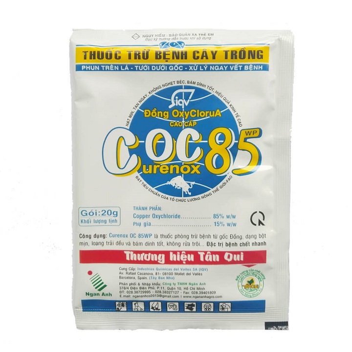 Thuốc trừ nấm và diệt khuẩn COC 85WP