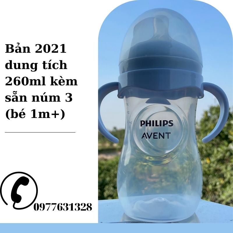 Bình Sữa 𝗣𝗵𝗶𝗹𝗶𝗽𝘀 𝗔𝘃𝗲𝗻𝘁 𝗡𝗮𝘁𝘂𝗿𝗮𝗹 125/260/330Ml   💖💖 Bình Sữa Cổ Rộng