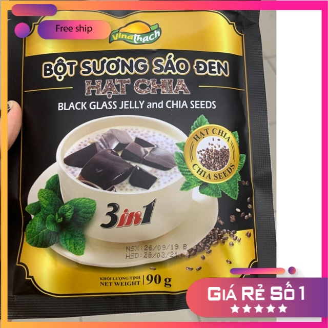 Bột sương sáo đen hạt ( CHIA ) 90gr    -207