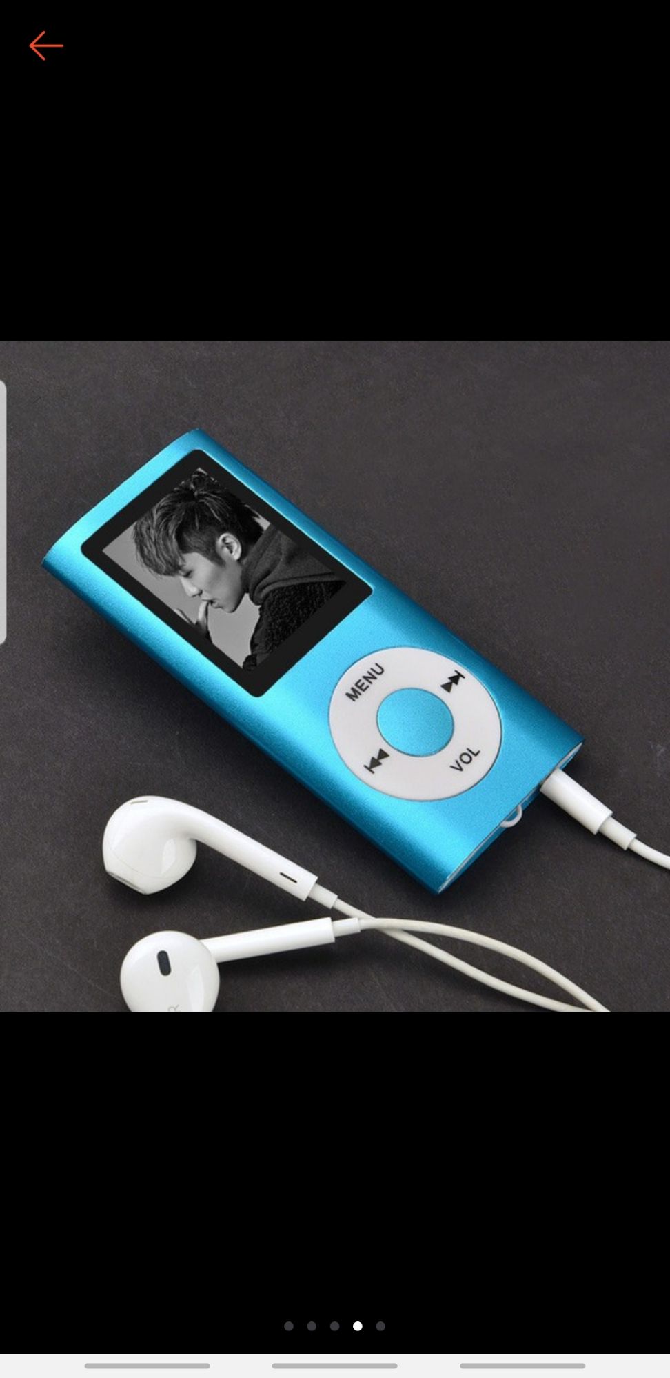Máy nghe nhạc MP4 full box có  cáp sạc