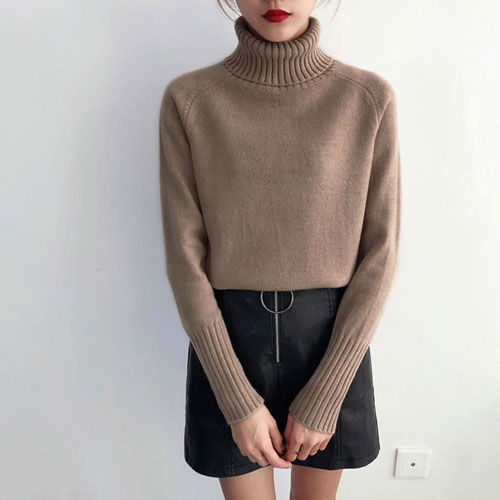 Áo Len Tăm Cổ Lọ