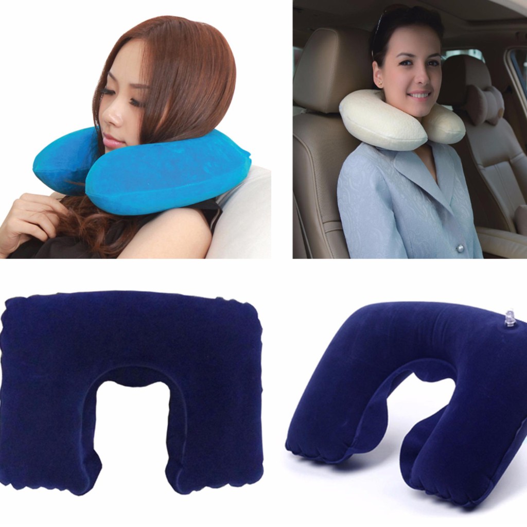 gối hơi có bịt mắt