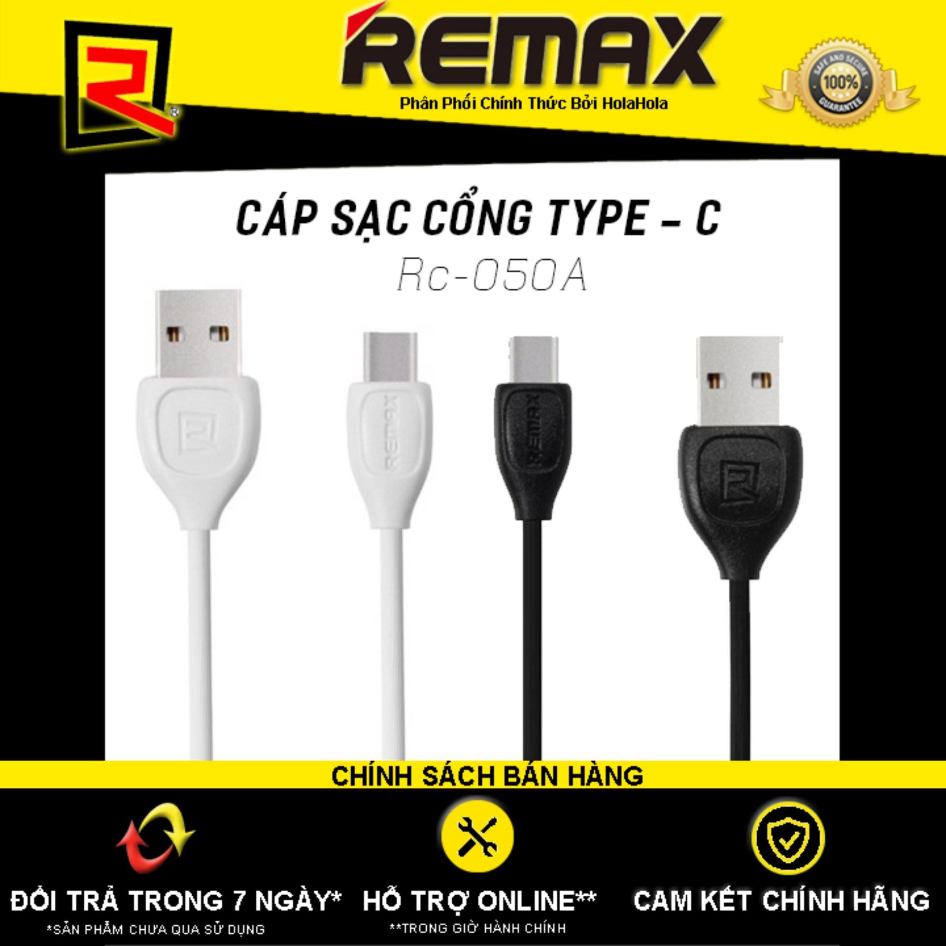 Cáp sạc type c remax rc-050a - hãng phân phối chính thức