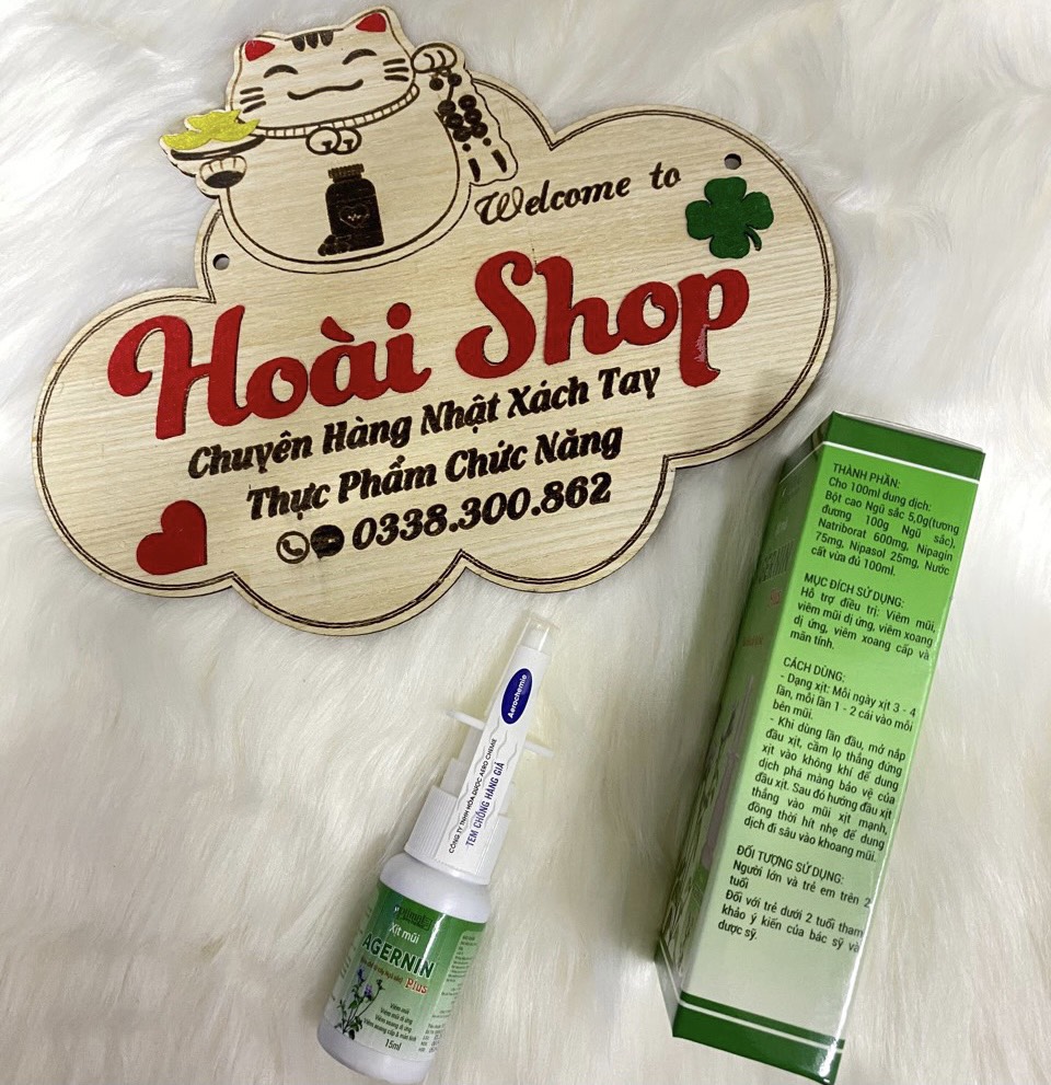 Xịt mũi AGERNIN Plus chai 15ml