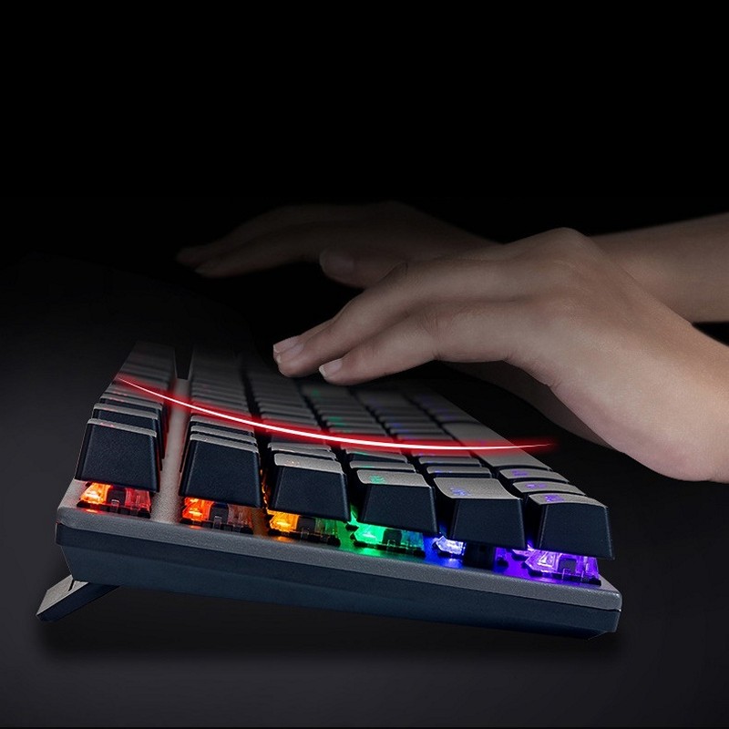 [HCM]Bàn Phím Cơ Gaming MK808 Fullsize nhỏ gọn