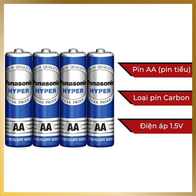 Pin AA 1,5V Panasonic R6UT/4S