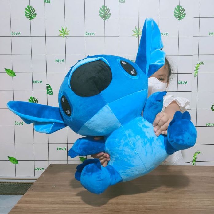GẤU BÔNG STITCH SIZE LỚN NHẤT 70cm TẶNG THÊM GẤU STITCH 20CM