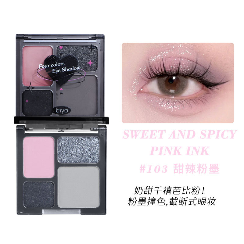 Phấn Mắt BIYA 4 Ô Trang Điểm Mắt Khói BY7726