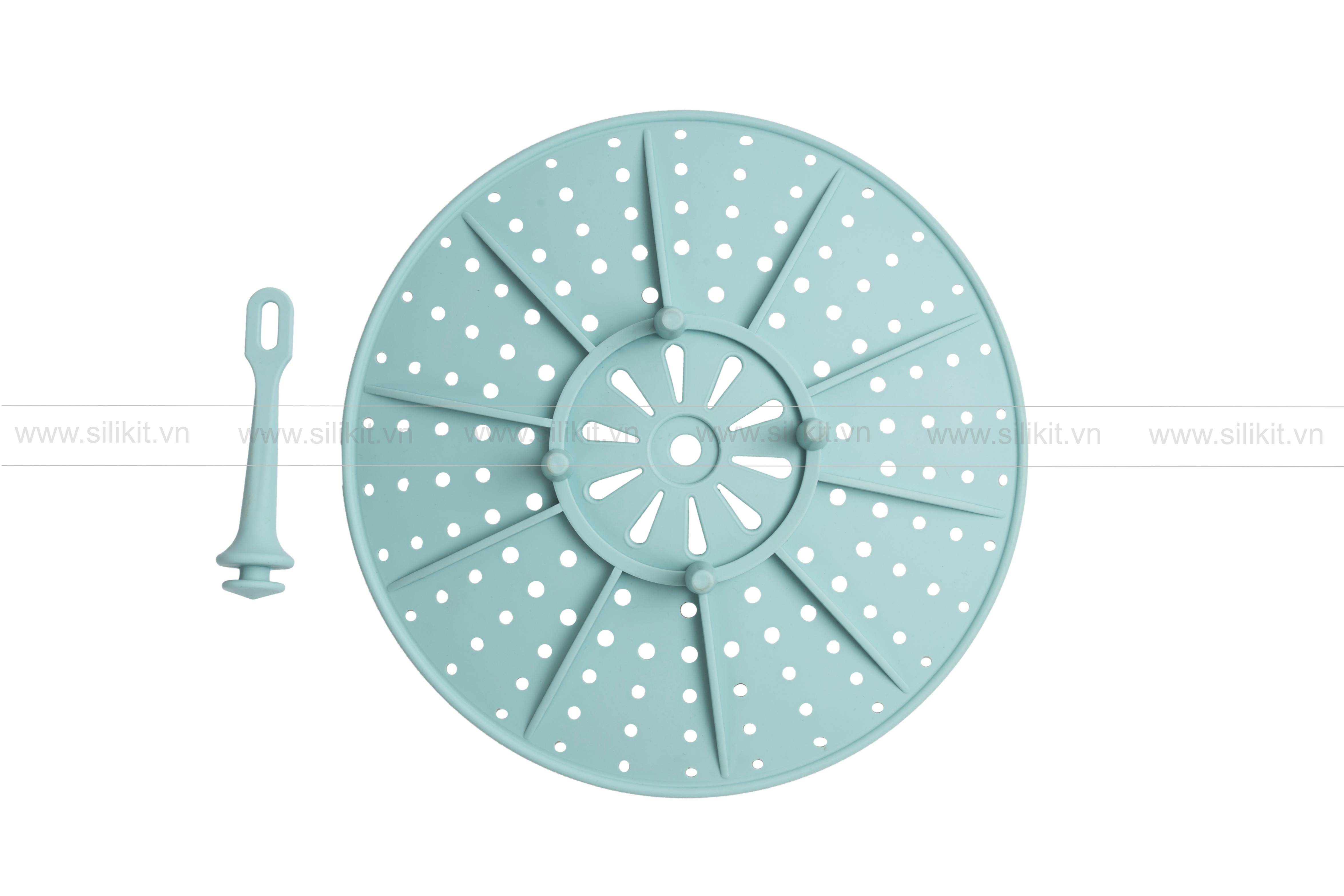 Xửng hấp silicone SILIKIT, khay hấp thực phẩm đa năng