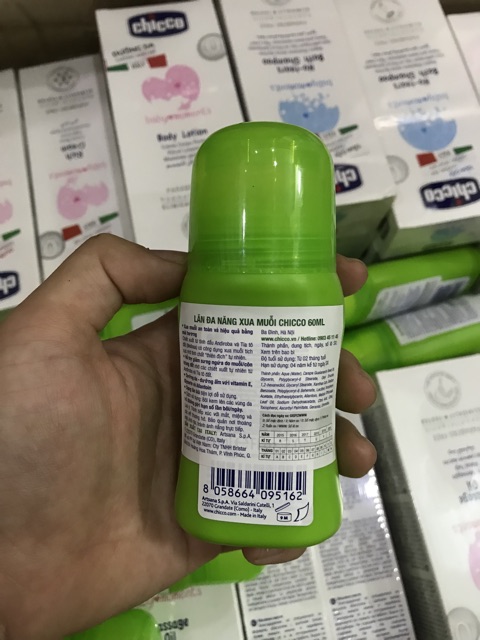 Lăn Đa Năng Xua Muỗi Chicco 60Ml