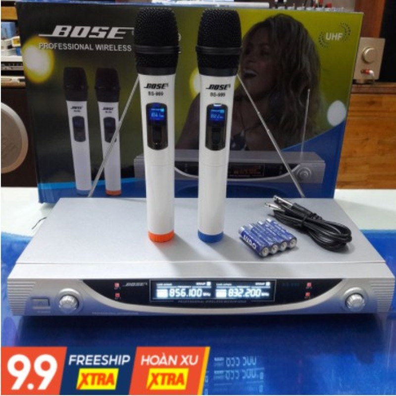 Micro Không Dây Giá Rẻ Boss 999 Mic Không Dây