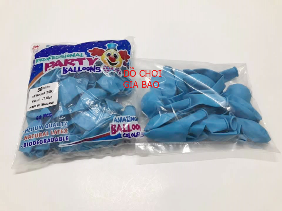 10 BONG BÓNG TRÒN THÁI LAN 10'' - 25CM - CHỌN MÀU