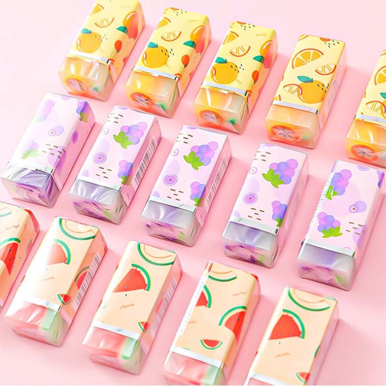 Pencil eraser, gum eraser pencil 2B/4B cute shape