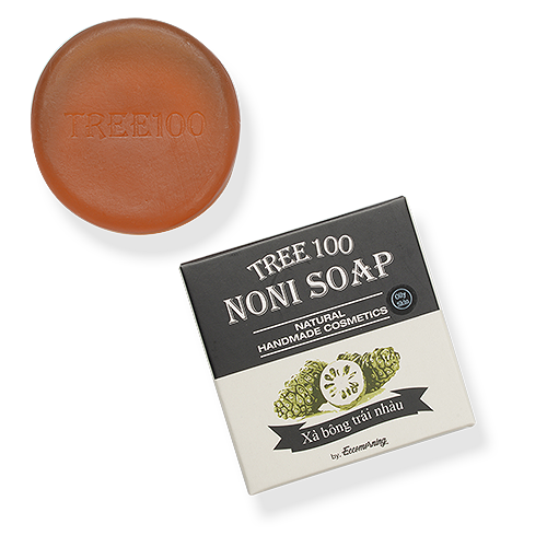 Xà Bông Trái Nhàu Cao Cấp – TREE100 Noni Soap 1pc