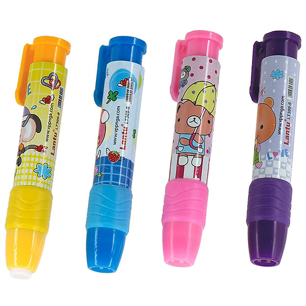 Combo 2 Cây Gôm Bấm Dạng Cây Viết Cao Cấp