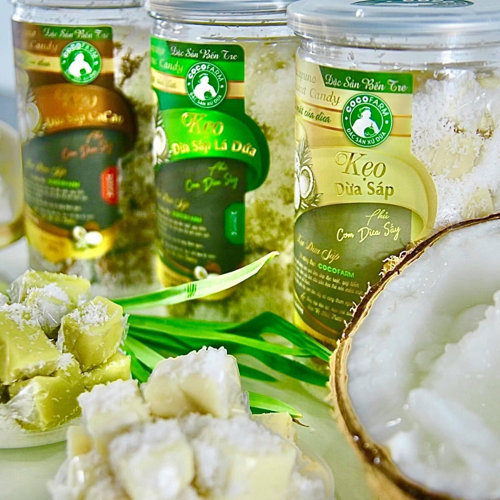 Kẹo dừa sáp Cocofarm 500gr