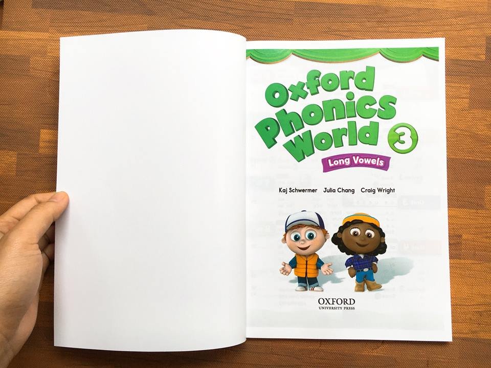 Oxford Phonics World - Level 3 - 2 quyển (SB+WB) - Khổ A4
