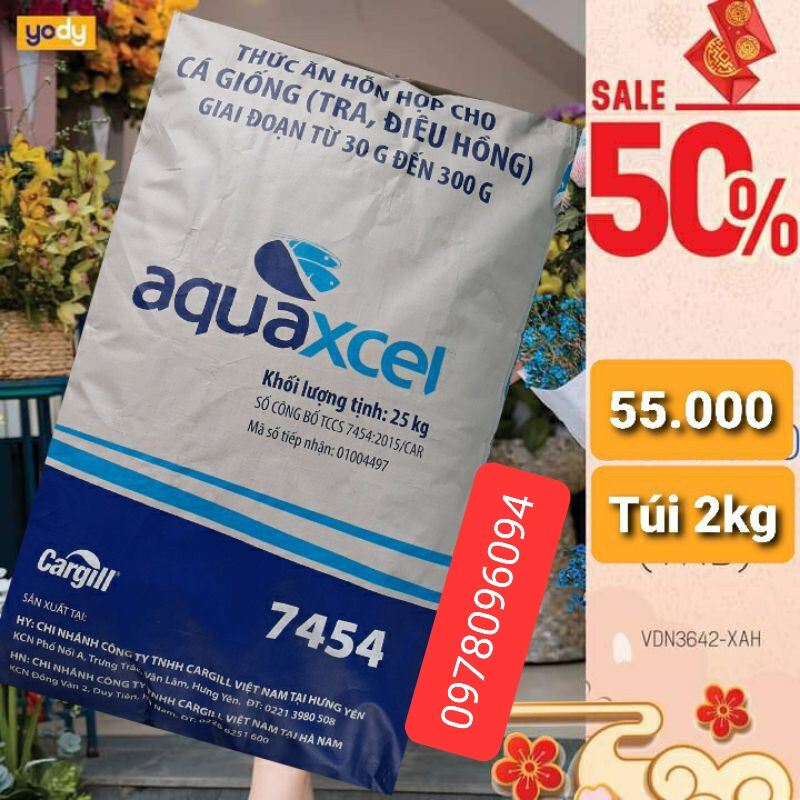 1KG Thức Ăn Cá Cargill 7454 30% Đạm Thức Ăn Cá Tra Cám Cá Diêu Hồng Thức Ăn Cá Koi Thức Ăn Cá Trê Mồi Câu Cá Tra