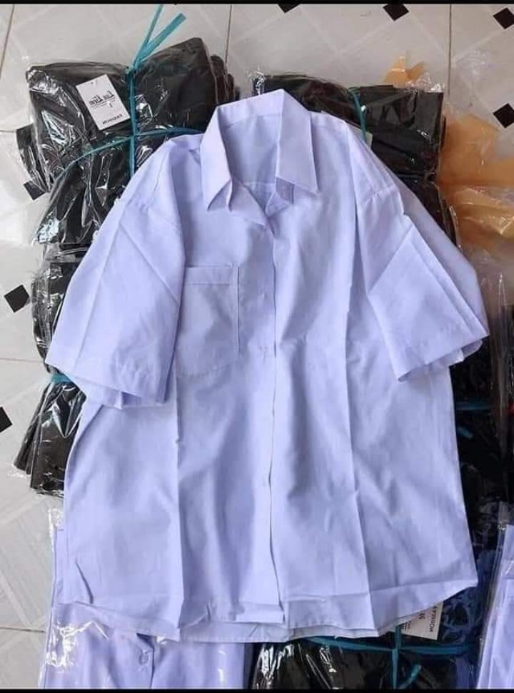 ÁO SƠ MI TRẮNG ĐI HỌC NỮ , FORM RỘNG FREESIZE