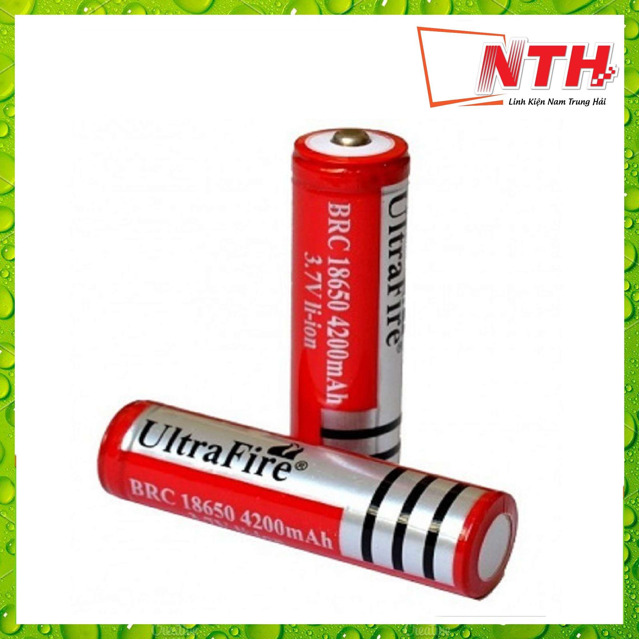 Màu đỏ pin sạc 3,7v -6800mah