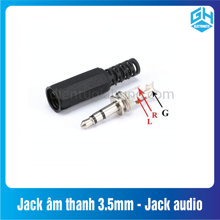 COMBO 5 cái Jack âm thanh 3.5mm - Jack audio