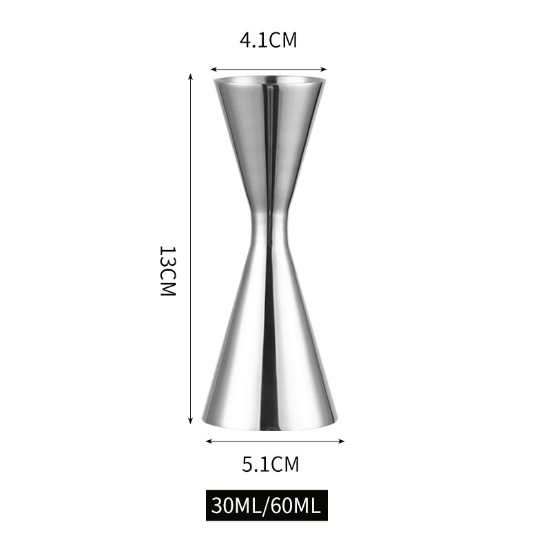 Zigger inox Mixologist cao cấp liền thân