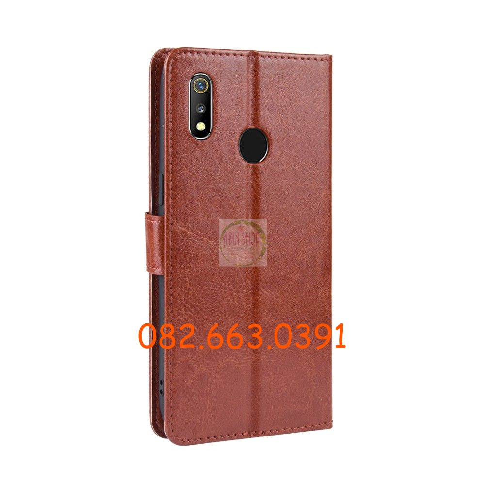 [HCM]Bao Da (Ốp lưng nắp gập) Realme 3/ Realme 3pro